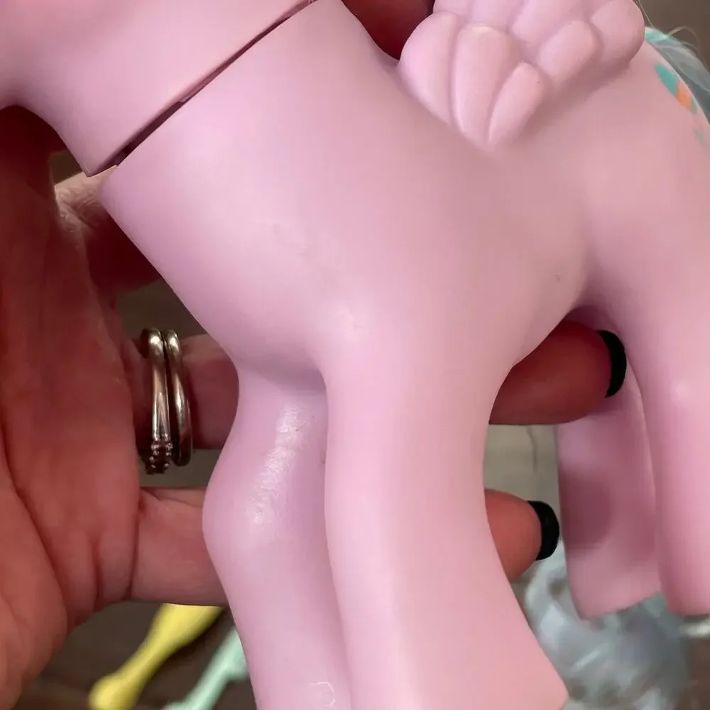 My Little Pony Brilliant Bloom w/ Brush Comb & 2 I Luv You Barrettes MLP READ